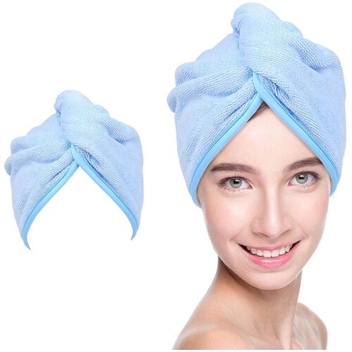 VERKGROUP Brisača za lase iz mikrovlaken turban 55cm, (20498579) Slike