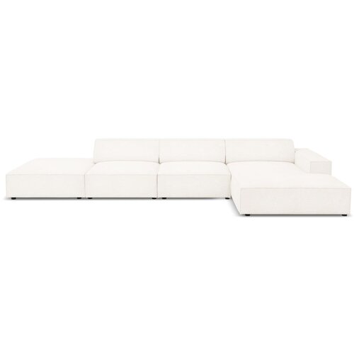 Micadoni Home Bež kotni kavč s tkanino bouclé (desni kot) Jodie - Micadoni Home Cene