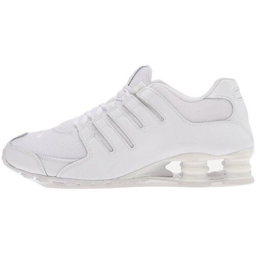 Nike Nizke superge Baskets Shox Nz synth&amp;eacute;tique, textile Bela Slike