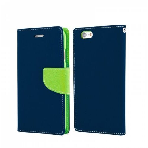  Preklopna torbica Fancy Diary iPhone 7 plus - modro zelen Slike