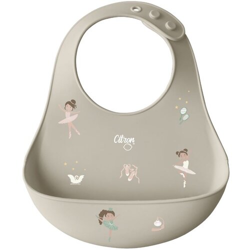 Citron podbradnjak silikonski podbradnjak Ballerina Silicone_Bib_Ballerina Slike