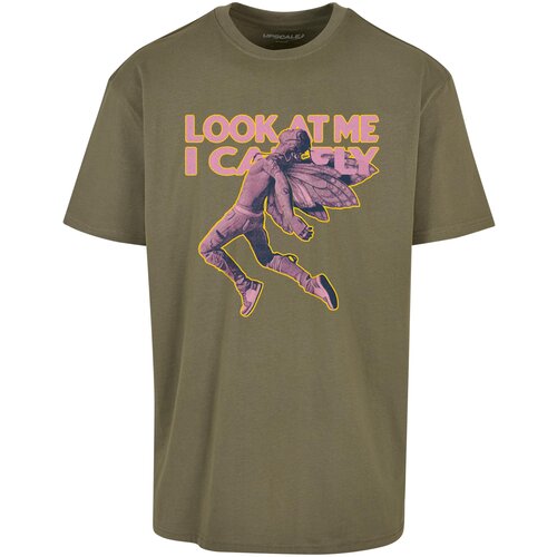 Mister Tee Look Oversize Tee olive Slike
