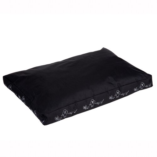 Zooplus Jastuk za pse Silhouette crni - M: D 90 x &amp;Scaron; 59 x V 8 cm Slike