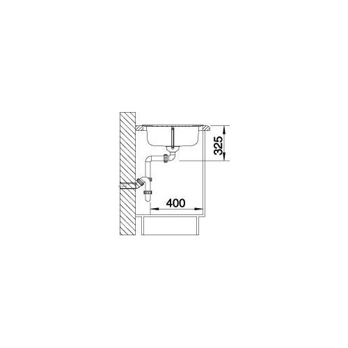 Blanco sudopera TIPO 45 S COMPACT Plemeniti čelik, 780x500/170mm Slike