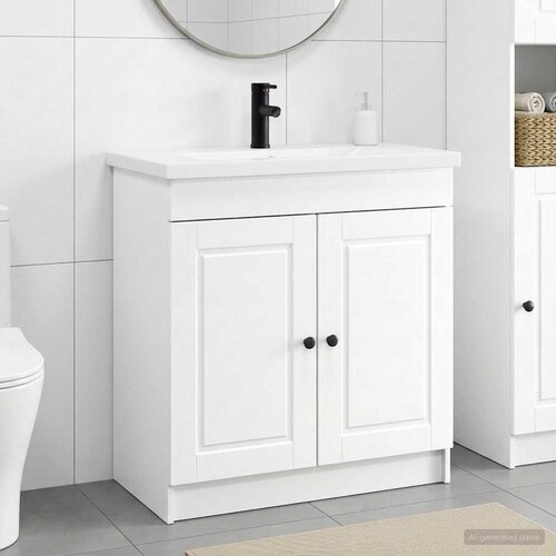  Set namještaja za kupaonicu Bijela 56 x 37,5 x 81 cm Cene