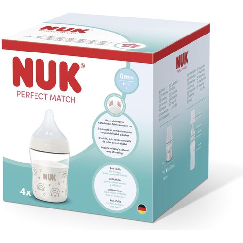 Nuk set bočica Perfect Match 150ml, 4 kos rainbow Cijene