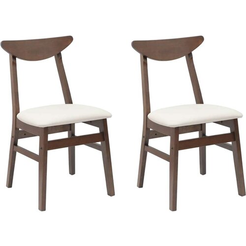  Trpezarijske stolice 2 pcs Svijetlosmeđa 42 x 47.5 x 81 cm Slike