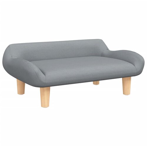 Maison Chic Otroški kavč - Otroški divan - Otroški sedež svetlo siv 70x40x24 cm blago, (21729522) Cene