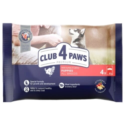 CLUB 4 PAWS C4P sos za stence curetina 4x85g Cene