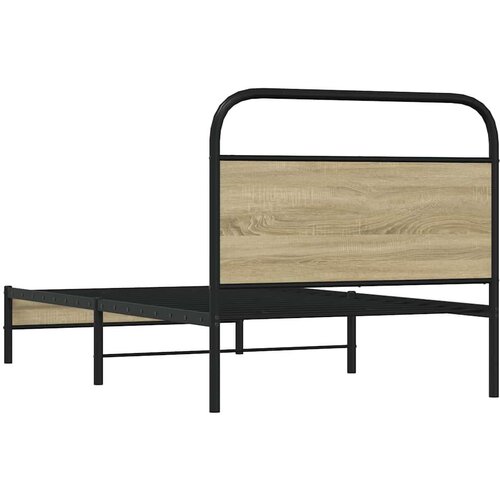vidaXL Okvir kreveta bez madraca boja hrasta sonome 90 x 200 cm drveni Cene
