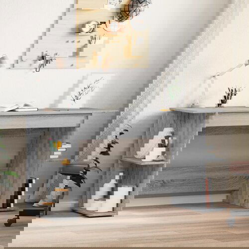 VidaXL Radni stol boja hrasta sonome 140x50x75 cm konstruirano drvo Slike