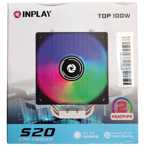 CPU hladnjak INPLAY Cooler S20, LGA 115x, 1200, 17xx, 1366, AMD AM3, AM4, AM5 Cijene