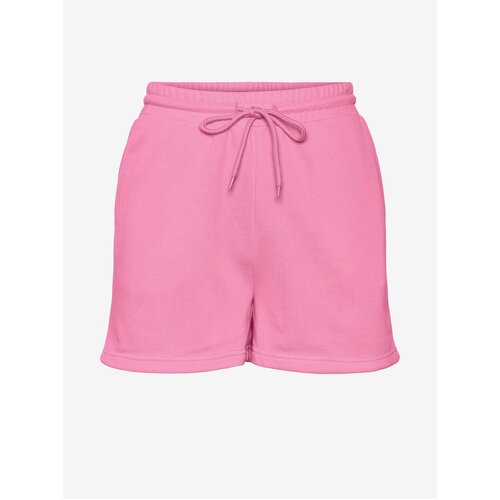 Pieces Pink women&amp;#039;s basic sweat shorts Chilli - Women&amp;#039;s Slike