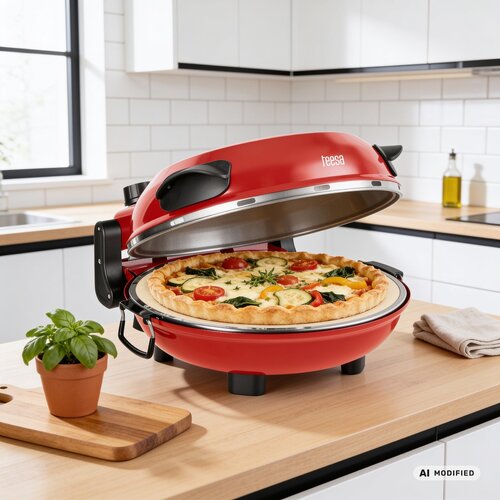 Teesa Supreme FUN TSA3241-R električna peć za pizzu 1200 W &ndash; 420 &deg;C, crvena Cijene