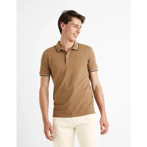 Celio Polo T-Shirt pique Decolrayeb - Men Celio Polo T-Shirt pique Decolrayeb - Men