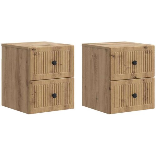  Stenski nočni omarici 2 pcs Artisan hrast 33 x 34,5 x 40 cm, (5000209997) Cene
