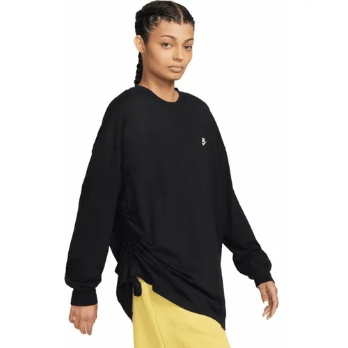 Nike NSW LS TOP GFX DNC Ženska majica dugih rukava, crna, veličina