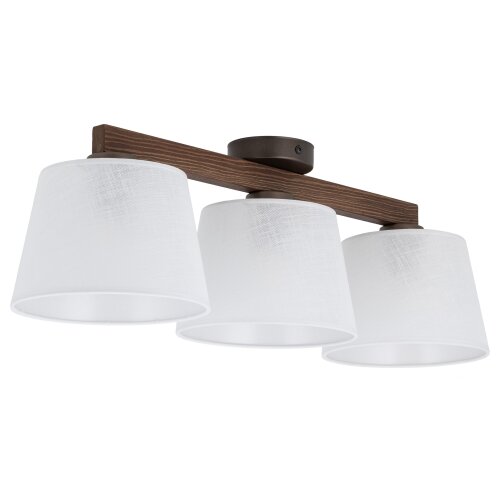 Brilagi plafonski luster latte 3xE27/15W/230V borovina/bela Slike