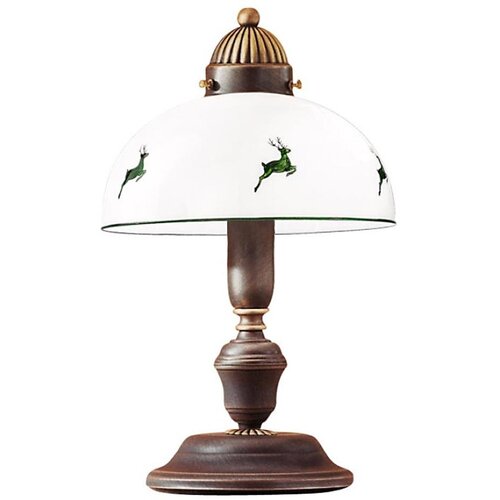  Kolarz 731.73.100 - Stona lampa NONNA 1xE27/75W/230V braon/jelen-zelena Cene
