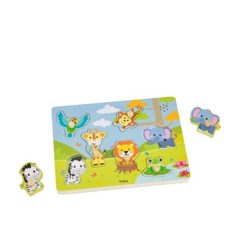 Viga zvučna puzzla - životinje iz džungle ( 1041872 ) Slike