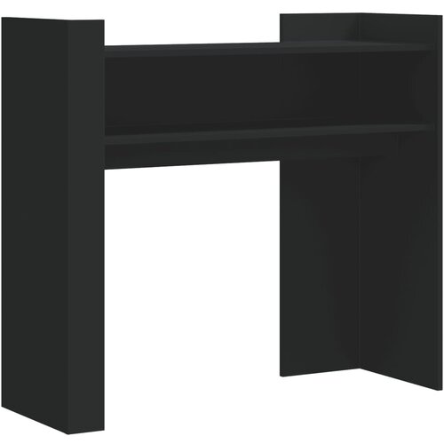 Maison Chic konzolna miza - miza ob steni črna 100x35x90 cm inženirski les, (21786045) Slike