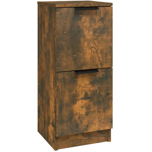 Maison Chic Komoda - Predalnik dimljeni hrast 30x30x70 cm konstruiran les, (21718296) Cene