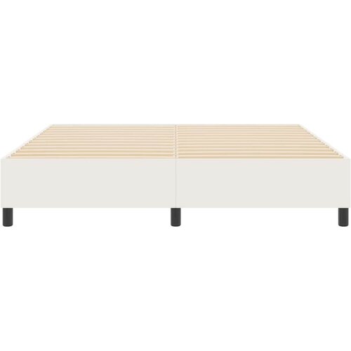  Krevetna platforma Krema 180 x 200 cm Kordura tekstil Slike