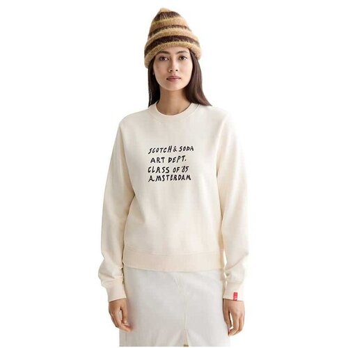 SCOTCH & SODA - pamučna dukserica za žene SSU9E00801T-U137 Cene