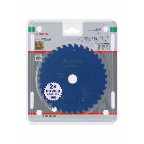 Bosch Expert for Wood list kružne testere za akumulatorske testere 160x1.5/1x20 T36 2608644504, 160x1.5/1x20 T36 Cene