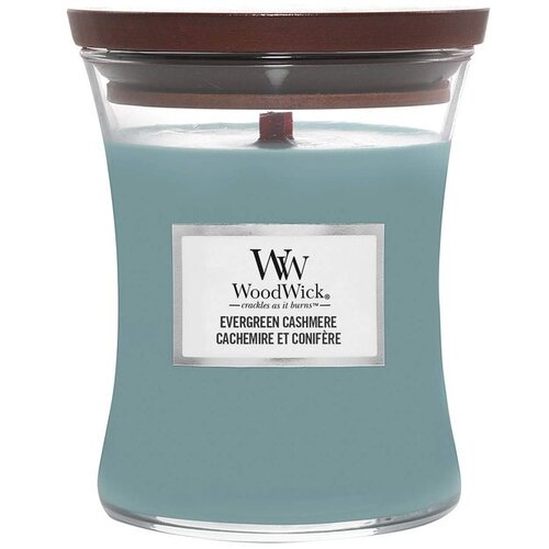 WoodWick Evergreen Cashmere dišeča sveča 275 g Cene