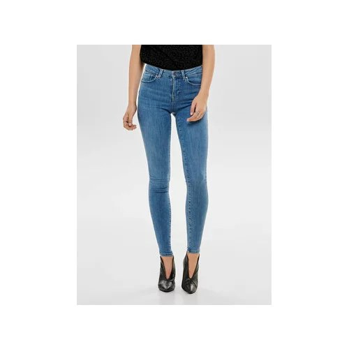 Only Jeans hlače Power 15169892 Modra Skinny Fit