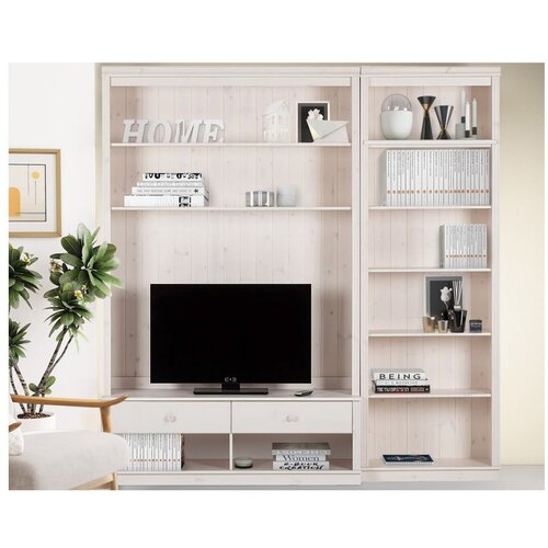 St&amp;oslash;raa Bel TV komplet iz masivnega bora 214x223 cm Anita &amp;ndash; Slike