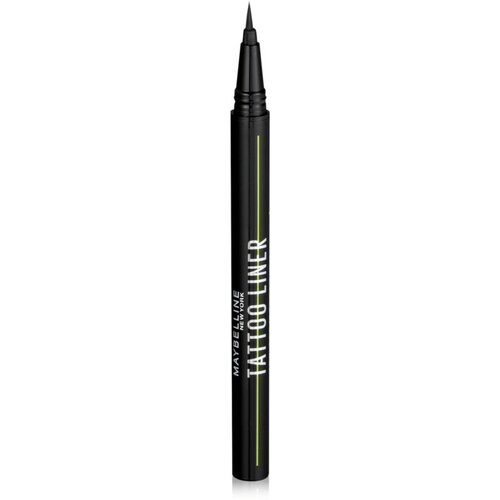 Maybelline Tattoo Liner Ink Pen vodoodporna črtalo za oči za natančen nanos 1 ml odtenek Black Cene