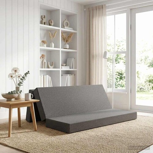 SOFA na razvlačenje 180 x 67 x 45 cm Svjetlosiva Cene