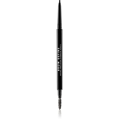 MUA Makeup Academy Brow Define natančni svinčnik za obrvi s krtačko odtenek Black Cene