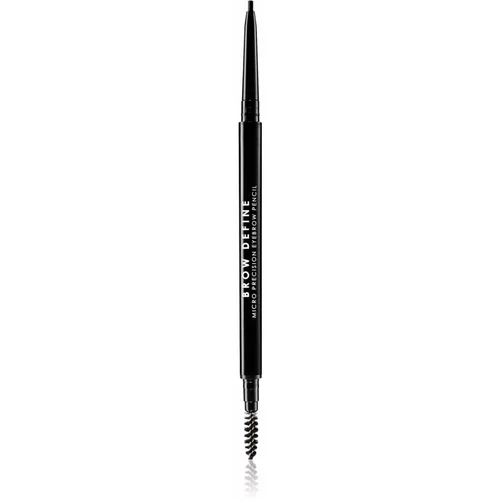 MUA Makeup Academy Brow Define precizna olovka za obrve sa četkicom nijansa Black