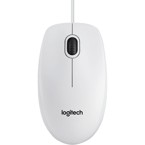 Logitech B100 optična mi&amp;scaron;ka, USB, bela Slike