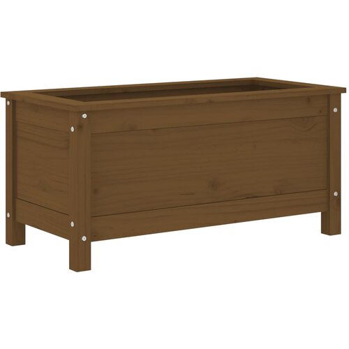 Maison Chic Vrtno cvetlično korito - Cvetlični Lonec med. rjavo 82,5x40x39 cm trdna borovina, (21788808) Slike