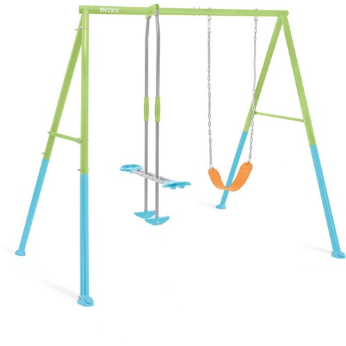 Intex gugalnica za otroke, 251x254x211cm, zeleno modra 44120 Cene