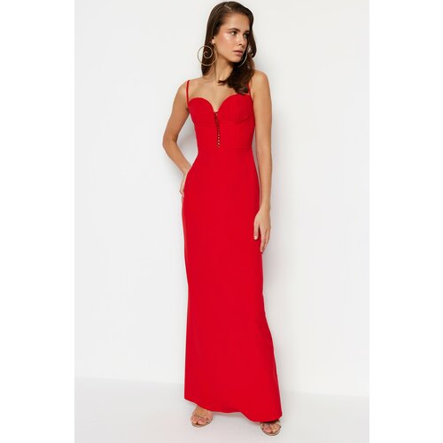 Trendyol Evening & Prom Dress - Red - Bodycon Slike