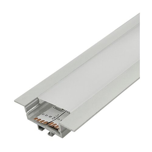 Mitea Lighting aluminijumski profil za led trake beli ugradni set sa difuzorom i žabicama 13.5x42x2000mm M3010-UZ-W Cene