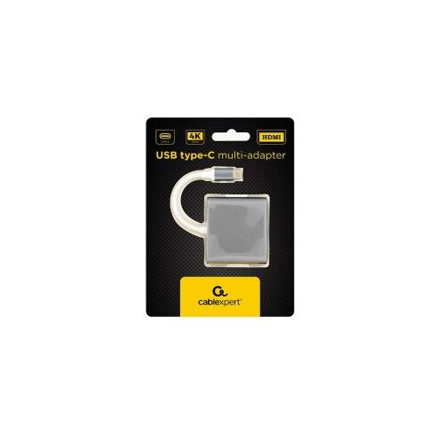  USB adapter Type-C to Type-C, USB3.0, HDMI, GEMBIRD,Space Grey, A-CM-HDMIF-02-SG Slike