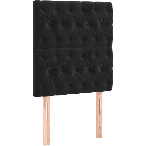 Box spring krevet s madracem crni 80 x 200 cm bar&amp;scaron;unasti Slike