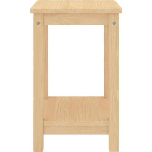 Maison Chic Nočna omarica - Nočna miza naravna 35x30x47 cm trdna borovina, (21686913) Slike