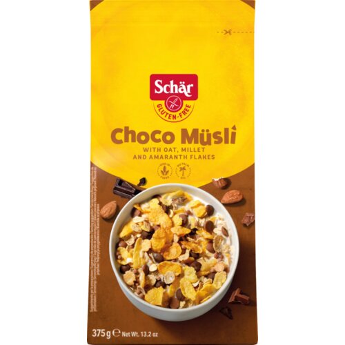 Schär bezglutenske čokoladne žitarice choco muesli 375g Cijene