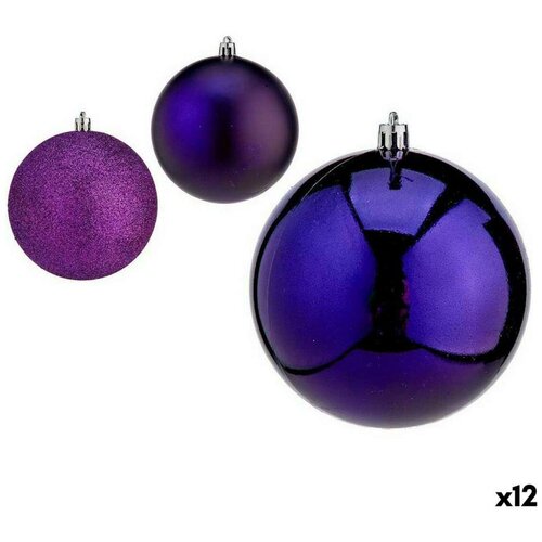  Set božićnih kuglica Vijoličasta Plastika 10 x 11 x 10 cm (12 kom.) Cijene