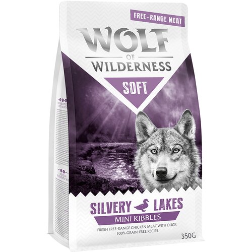 Wolf of Wilderness po poskusni ceni! - Soft Mini Silvery Lakes - piščanec proste reje & raca 350 g Cene