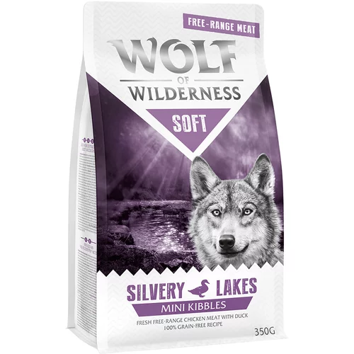 Wolf of Wilderness po poskusni ceni! - Soft Mini Silvery Lakes - piščanec proste reje & raca 350 g