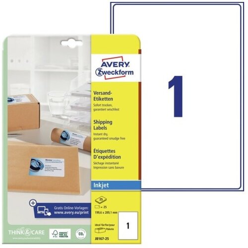  Etikete zweckform j8167 199,6x289,1mm 1/25 ZWECKFORM1 Cene