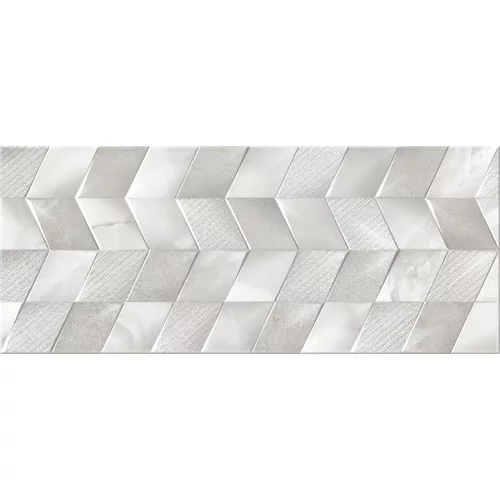 GORENJE KERAMIKA stenske ploščice onice white dc romb 3D 926661 25X60 cm